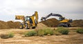 Diggers Royalty Free Stock Photo