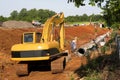 Digging dirt Royalty Free Stock Photo