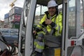 DIGGING ROAD AROUND DANISH CAPITAL