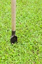 Digging Shovel for Green Grass Royalty Free Stock Photo