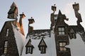 Digiart - The houses of Hogsmeade Royalty Free Stock Photo