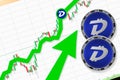 DigiByte going up; DigiByte DGB cryptocurrency price up; flying rate up success growth price chart
