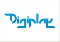 Digiplay blue modern logo brand