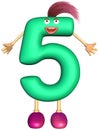 Digit character of five