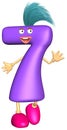 Digit character of seven