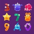 Digit Shaped Animals And Other Jelly Creatures Set