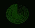 Binary Code Vortex Royalty Free Stock Photo