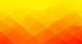 Geometric Low Poly Background with Yellow to Orange Gradient polygon abstract Royalty Free Stock Photo