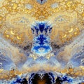 Digital fractal art `Heavenly Womb `