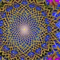1630 Digital Abstract Fractals: A futuristic and mesmerizing background featuring digital abstract fractal patterns with intrica