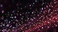 digital abstract glowing particles network background Royalty Free Stock Photo