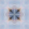 A digital abstract kaleidoscope image showcasing a vibrant and symmetrical pattern with intricate details and rich colors, perfect
