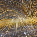 1448 Digital Abstract Particles: A futuristic and mesmerizing background featuring digital abstract particles in dynamic and vib