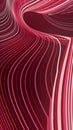 Digital red colored lines abstract background. 3d rendering Royalty Free Stock Photo