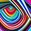 810 Digital Abstract Waves: A futuristic and abstract background featuring digital abstract waves in vibrant and mesmerizing col Royalty Free Stock Photo