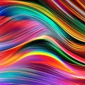 1570 Digital Abstract Waves: A futuristic and mesmerizing background featuring digital abstract waves in dynamic and vibrant col