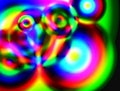 digital abstrakt wallpaper graphic artwork with many colorful circles