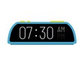 Digital alarm clock icon.