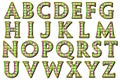 Digital Alphabet Harlequin Style Scrapbooking Element Royalty Free Stock Photo