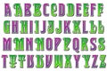 Digital Alphabet Jester Style Scrapbooking Element Royalty Free Stock Photo
