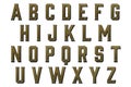 Digital Alphabet Steampunk Style Scrapbooking Element Royalty Free Stock Photo