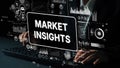 Digital Analysis Dashboard with Market Insights and Data Visualization for Business Decision Making. Asymptotic smart Royalty Free Stock Photo