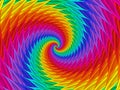 Digital Art Abstract Rainbow Spiral Background Royalty Free Stock Photo