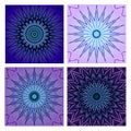 Digital art design, collage with star tiles Royalty Free Stock Photo