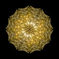 Golden Ornate Sphere Artwork