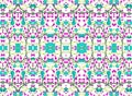 Colorful Modern Baroque Seamless Pattern.