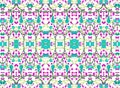 Colorful Modern Baroque Seamless Pattern.