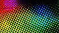 A rainbow colored background with a black background (ai generated) Royalty Free Stock Photo