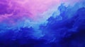 Abstract Blue and Purple Hues Cloudscape