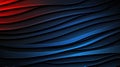 A digital art piece featuring a series of overlapping curved lines in blue and red, creating a dynamic and abstract composition. Royalty Free Stock Photo