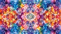 Digital art pieces generated by algorithms creating abstract and complex patterns, fluids evolving geometric shapes Royalty Free Stock Photo