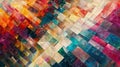 Digital art pieces generated by algorithms creating abstract and complex patterns, fluids evolving geometric shapes Royalty Free Stock Photo