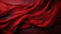 Digital Art of RedTextile Transparent Silky Wavy Fabric Background Royalty Free Stock Photo
