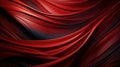Digital Art of RedTextile Transparent Silky Wavy Fabric Background Royalty Free Stock Photo