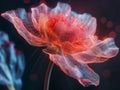 Enchanted Neon Flower Royalty Free Stock Photo