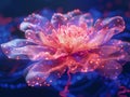 Enchanted Neon Flower Royalty Free Stock Photo