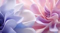 Digital artwork showcases a floral-inspired design with soft pastel gradients and gentle curves. Royalty Free Stock Photo