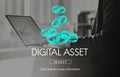 Digital Assets Finance Money Business Concept Royalty Free Stock Photo