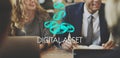 Digital Assets Finance Money Business Concept Royalty Free Stock Photo