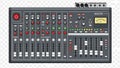 Professional Audio Mixer Console in Recording Studio Royalty Free Stock Photo