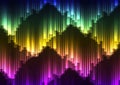Digital aurora abstract background
