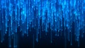 Digital background. Big data. Hacker concept. Abstract matrix. Computer generated many numbers. 3d rendering Royalty Free Stock Photo