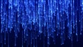 Digital background. Big data. Hacker concept. Abstract matrix. Computer generated many numbers. 3d rendering Royalty Free Stock Photo