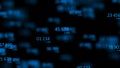Digital background. Binary computer code. Information code. 3d rendering Royalty Free Stock Photo