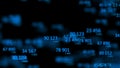 Digital background. Binary computer code. Information code. 3d rendering Royalty Free Stock Photo