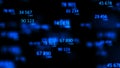 Digital background. Binary computer code. Information code. 3d rendering Royalty Free Stock Photo